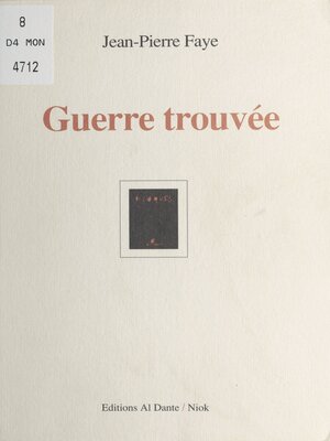 cover image of Guerre trouvée